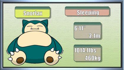 snorlax serebii|how much does snorlax weigh.